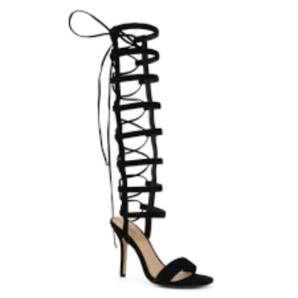 Brand new suede gladiator heels - Picture 3 of 4